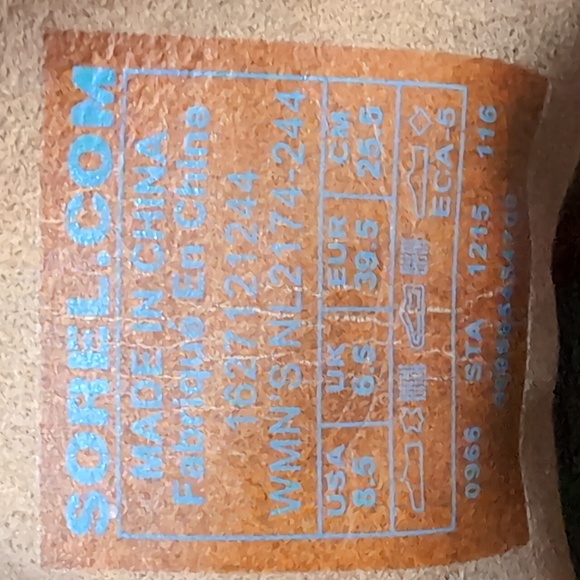 Sorel PDX, Women's Wedge Boots Leather/Canvas ,Size 8.5. - Picture 11 of 13